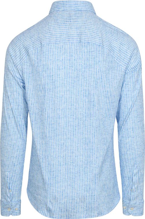 Desoto Hemd Monochrome Streep Blauw Product / Achterkant