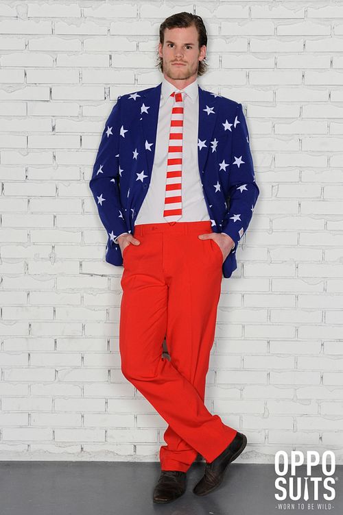 Garnitur OppoSuits Stars and Stripes Model / Sfeerbeeld