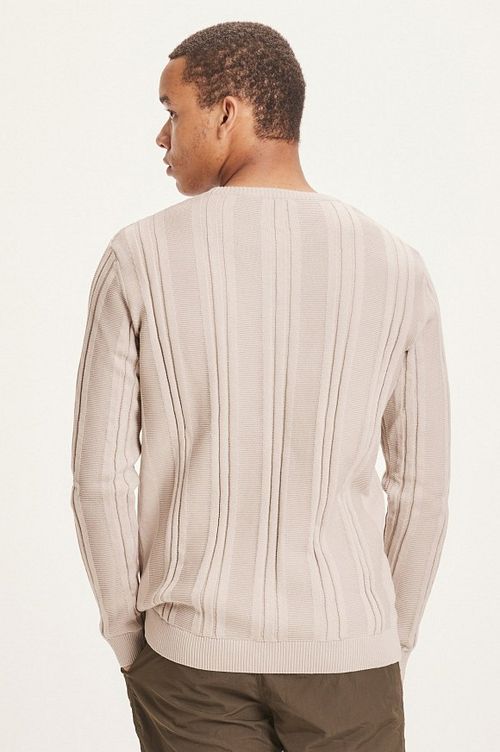 Jersey KnowledgeCotton Apparel en gris claro Model / Achterkant