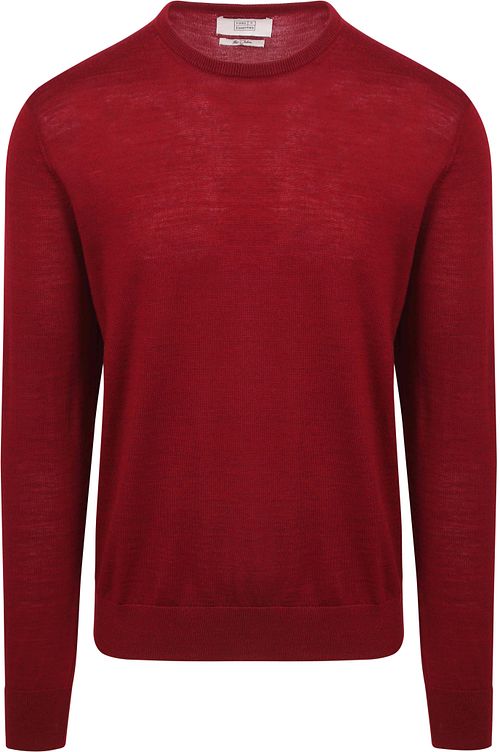 KING Essentials The John Pullover in merino rosso Product