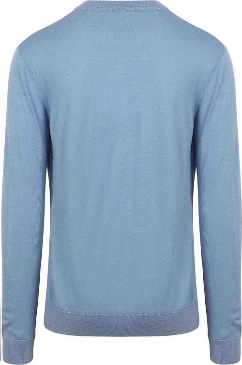 KnowledgeCotton Apparel Genser i lys blått Product / Achterkant