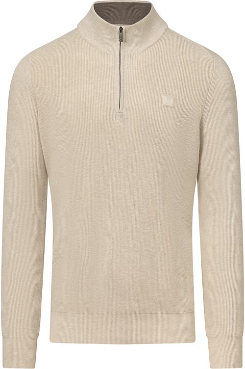 Maglione half zip State Of Art écru Product