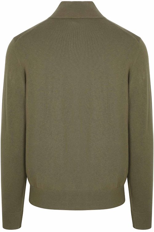 BOSS Kanozip Cardigan Olive Green Product / Achterkant