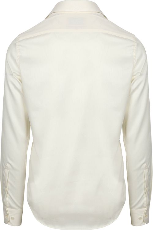 Chemise Suitable Extra Long Sleeves Twill Ecru Product / Achterkant