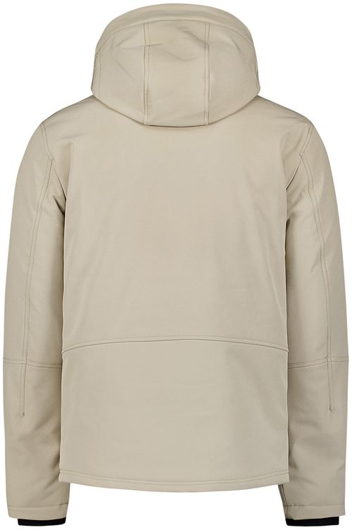 No Excess Jas Softshell Stone Product / Achterkant