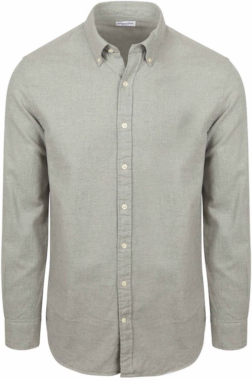 Camicia McGregor in flanella mélange grigia Product