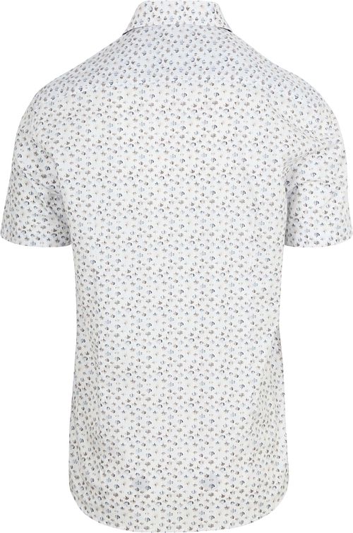 Chemise manches courtes State of Art imprimé Blanc Product / Achterkant