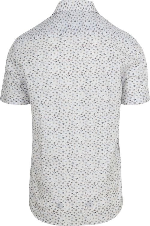 Chemise manches courtes State of Art imprimé Blanc Product / Achterkant