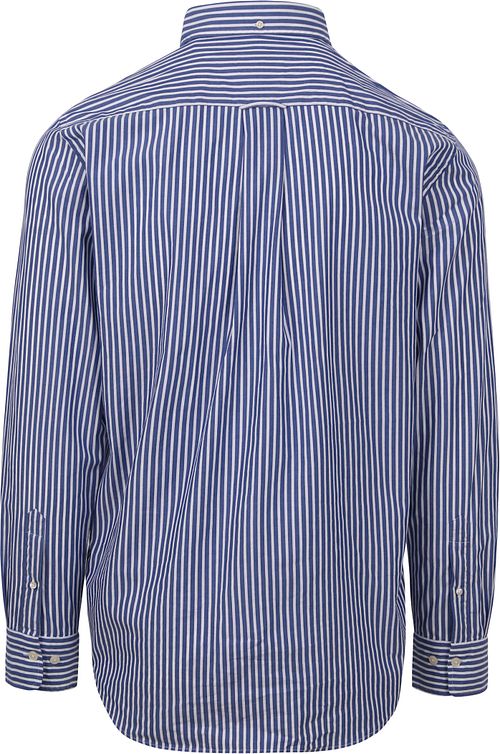 Gant Casual Overhemd Streep Blauw Product / Achterkant
