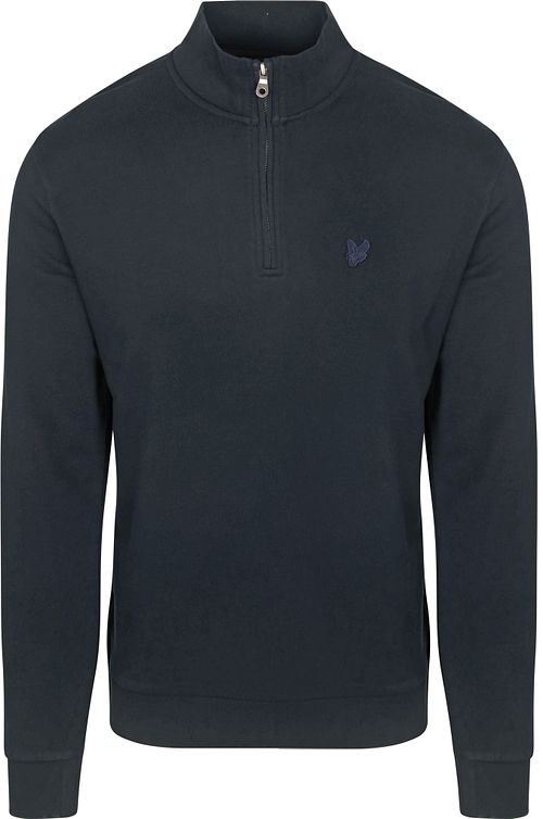 Lyle & Scott Half Zip Pull Tonal Navy Product