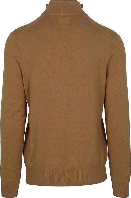 Steppin' Out Half-Zip Pullover Cotton Cashmere Camel Product / Achterkant