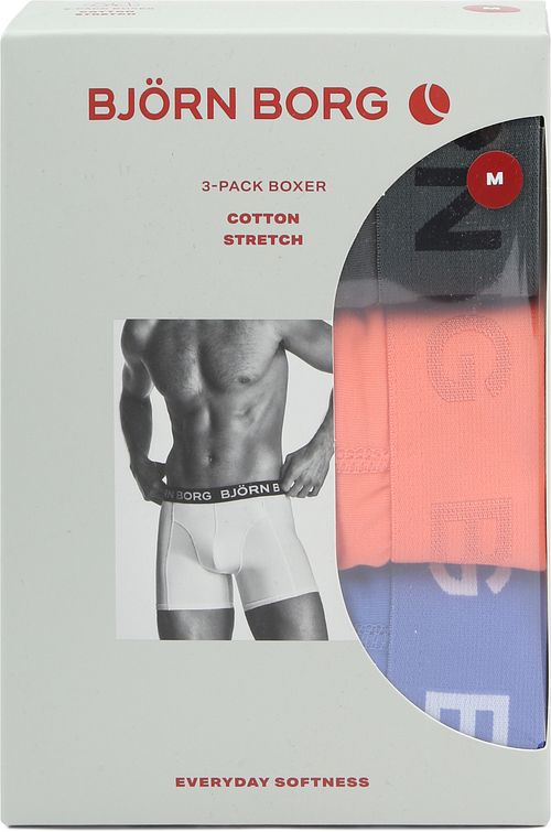 Bjorn Borg Boxers 3Pack Multicolour Verpakking