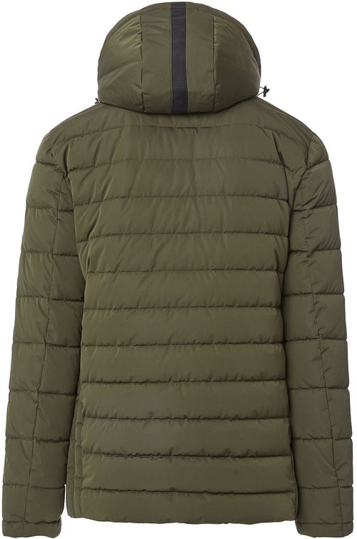 CASAMODA Jas Hooded Puffer Olijfgroen Product / Achterkant