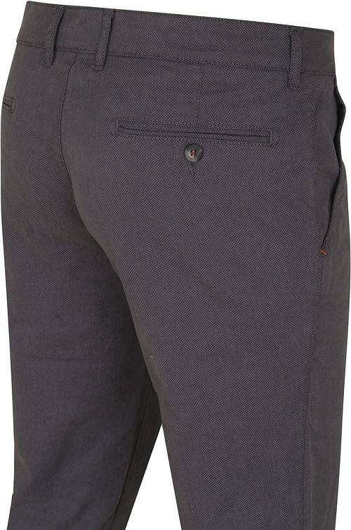 Suitable Chino Pico Print Gray Product / Detail