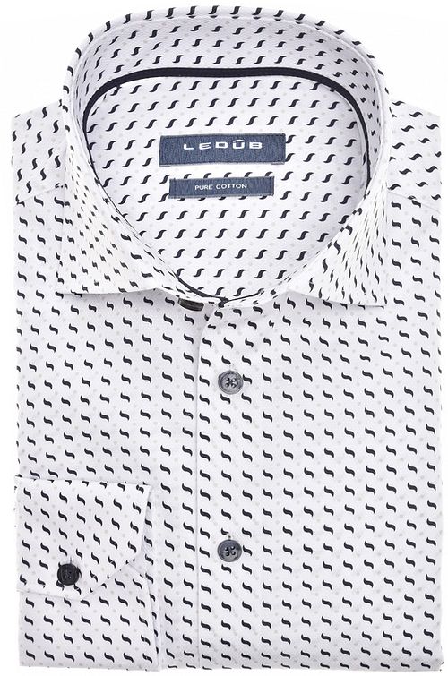 Ledub Hemd Print Wit Multicolour Product