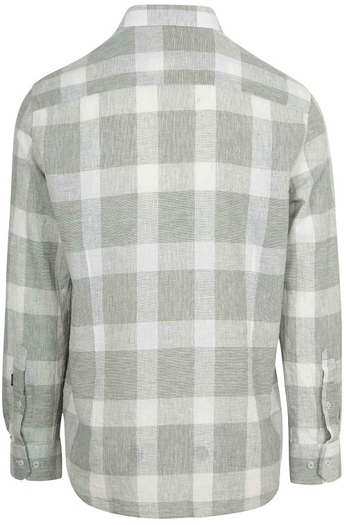 State Of Art Hemd Poplin Print Groen Product / Achterkant