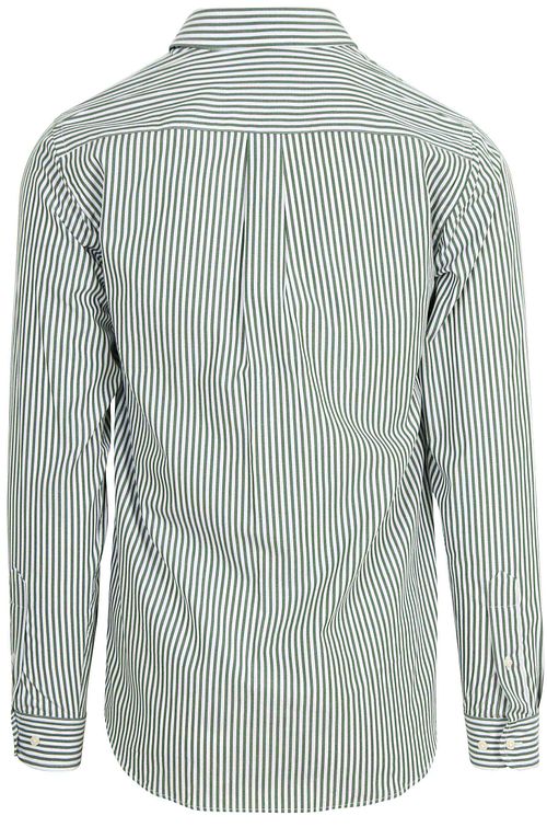 Steppin' Out Camisa Casual Big Stripe Green Product / Achterkant