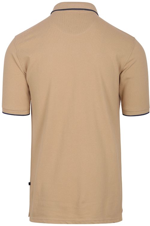 Suitable Respect Polo Tip Ferry Beige Product / Achterkant