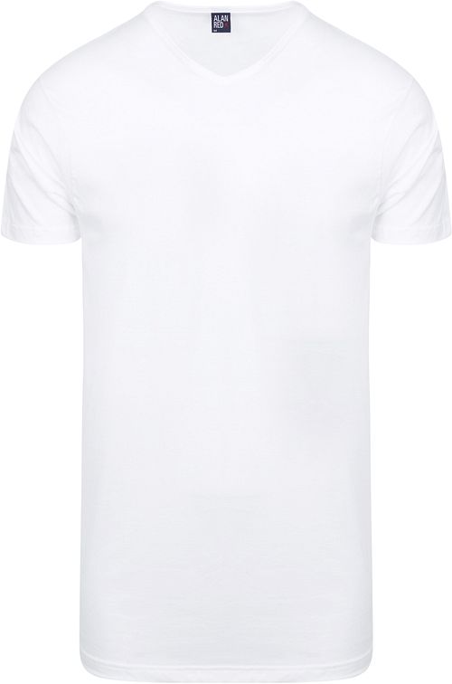 Alan Red Vermont T-Shirt extra lungo Bianco (2Pack) Product
