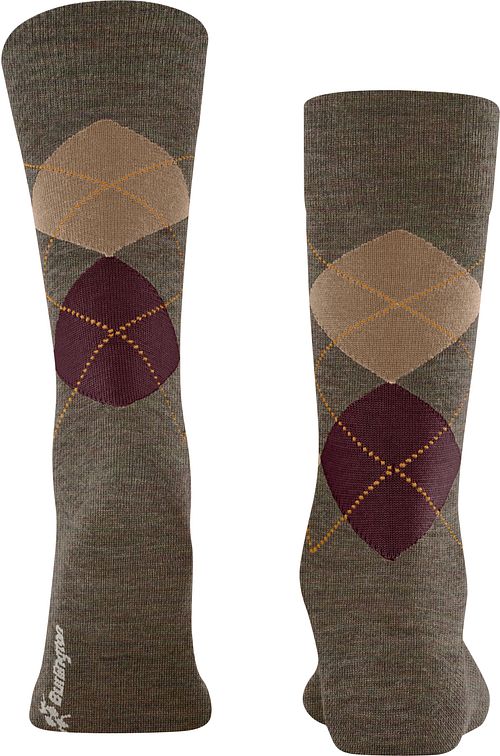 Burlington Wolle Edinburgh Melange Braun 7410 Product / Achterkant