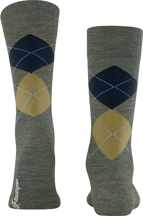 Burlington Wolle Edinburgh Melange Grün 7922 Product / Achterkant