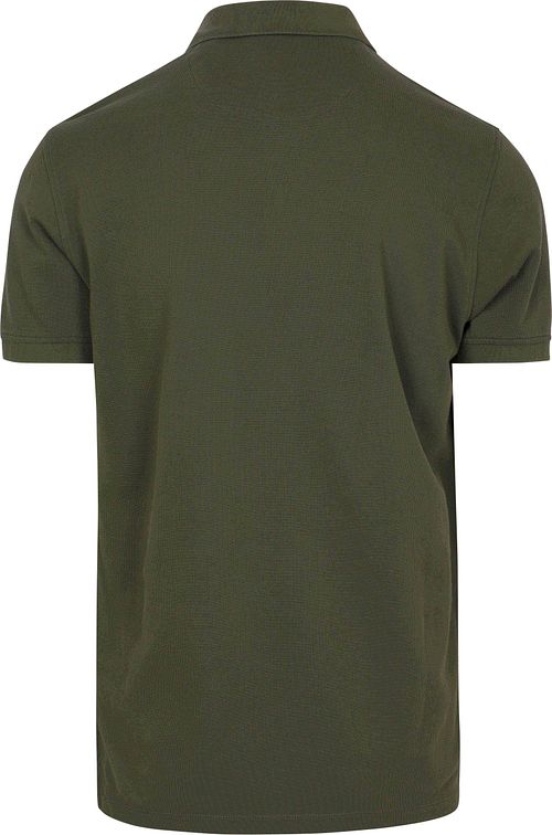McGregor Piqué-Polo Olivgrün Product / Achterkant