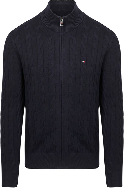 Tommy Hilfiger Gilet Zip Cable Marine Product