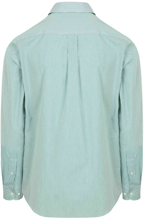 Camicia a righe verde Steppin' Out Product / Achterkant
