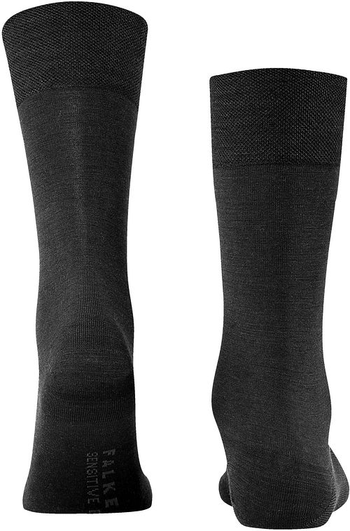 Falke Sok Sensitive Berlin Wool Blend Sort Product / Achterkant