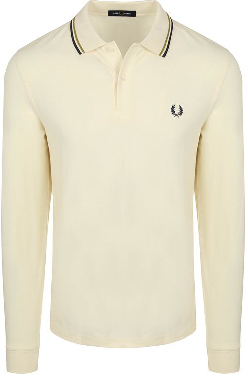 Fred Perry Langærmet Polo Ecru 46A Product
