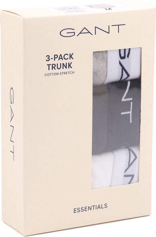 GANT boxershorts 3-pak grå Verpakking