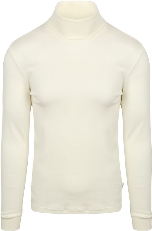 Marc O'Polo Strikhalsbluse Off White Product