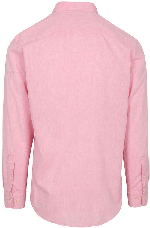 McGregor Overhemd Cotton Linen Roze Product / Achterkant