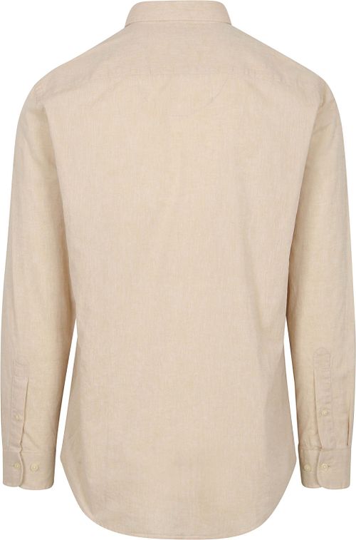 McGregor Shirt Cotton Linen Ecru Product / Achterkant
