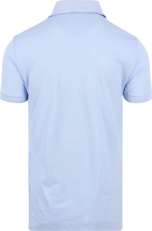 R2 Amsterdam Polo Lichtblauw Product / Achterkant