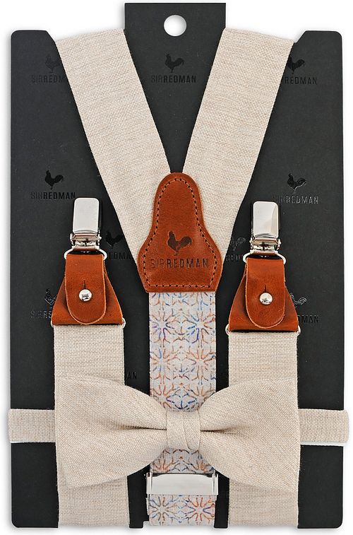 Sir Redman Suspenders Combi Pack Light Beige Product