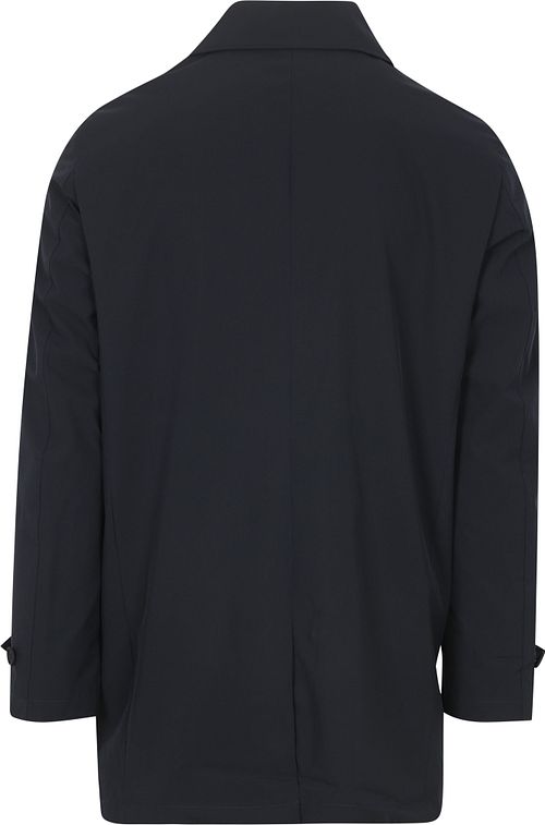 Suitable Packable Jacket Long Tech Navy Product / Achterkant