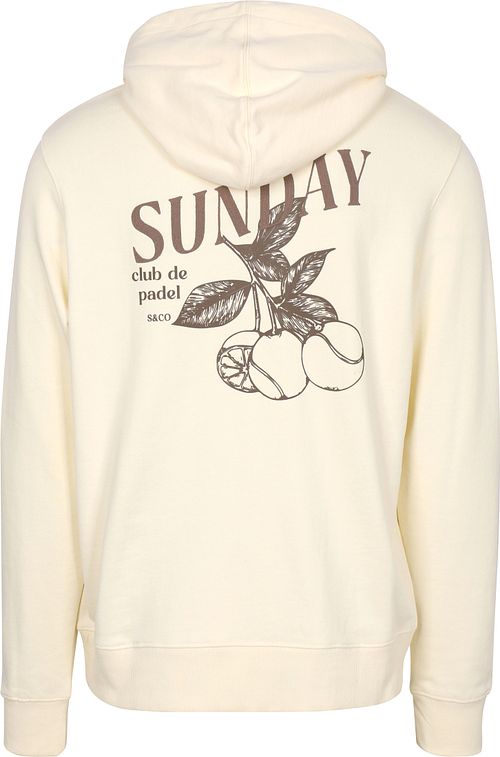 Supply & Co Hoodie Backprint Off White Product / Achterkant