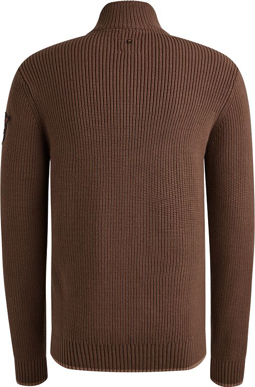 Sweter PME Legend Half Zip Structure w kolorze brązowym Product / Achterkant