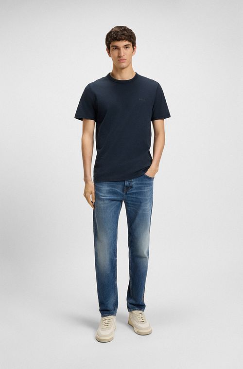 Camiseta BOSS Tegood azul marino Model / Voorkant