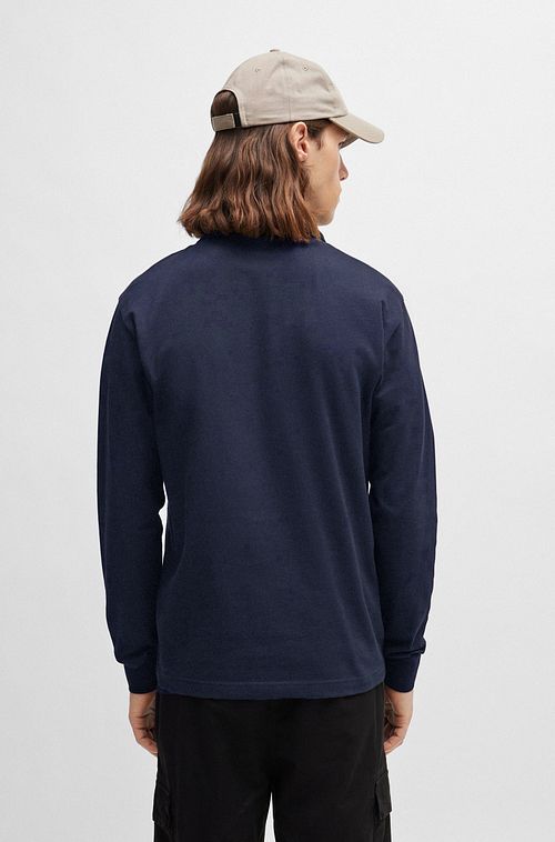 BOSS Passerby Polo Navy Model / Achterkant