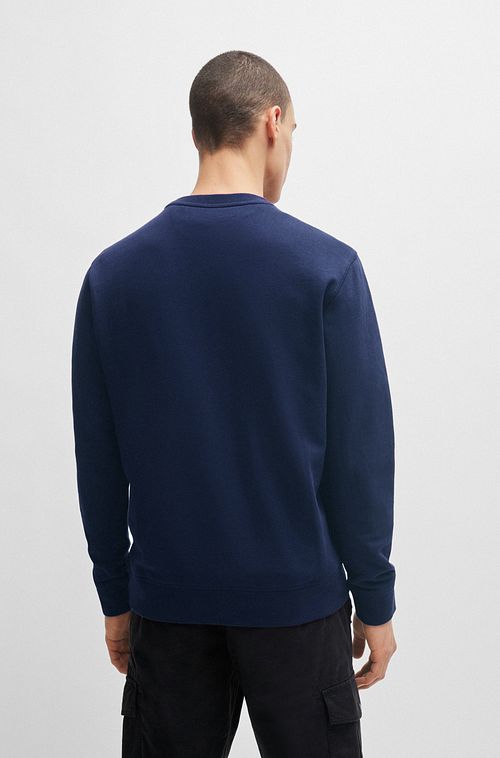 Sweater BOSS Westart Navy Model / Achterkant
