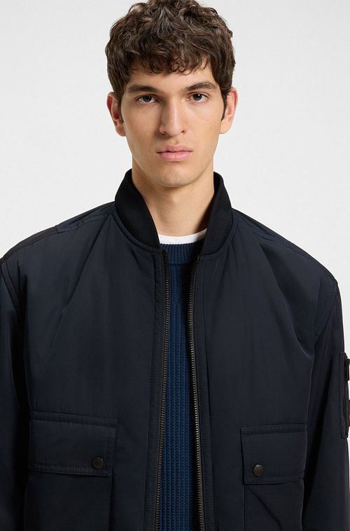 Giacca BOSS Oking navy Model / Detail