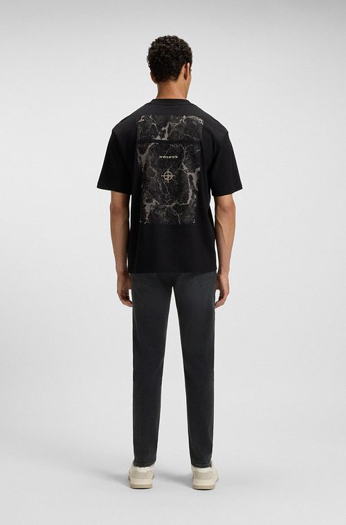 BOSS Onyx Vaqueros Zwart Model / Achterkant