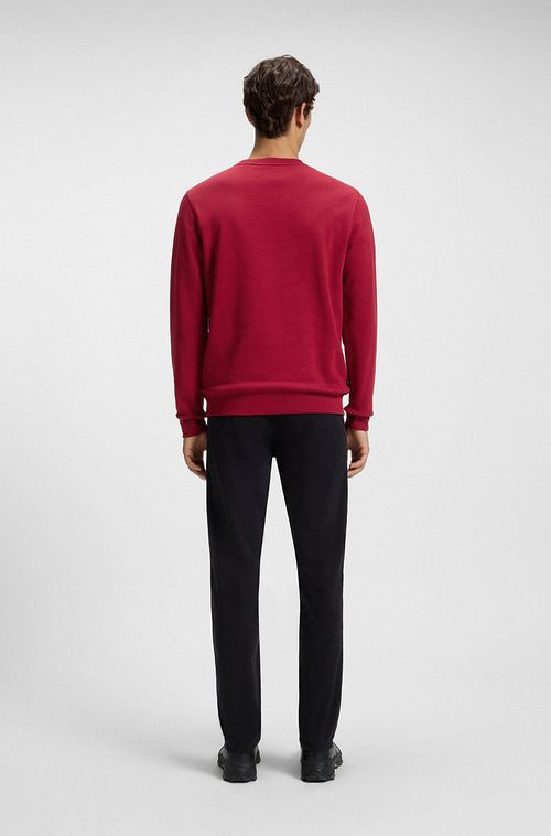 BOSS Sweater Westart Rot Model / Achterkant