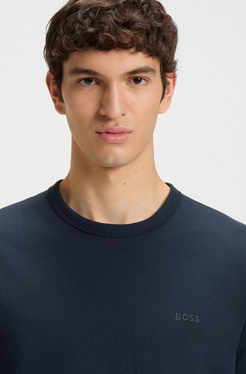 BOSS T-skjorte Tegood Navy Model / Detail