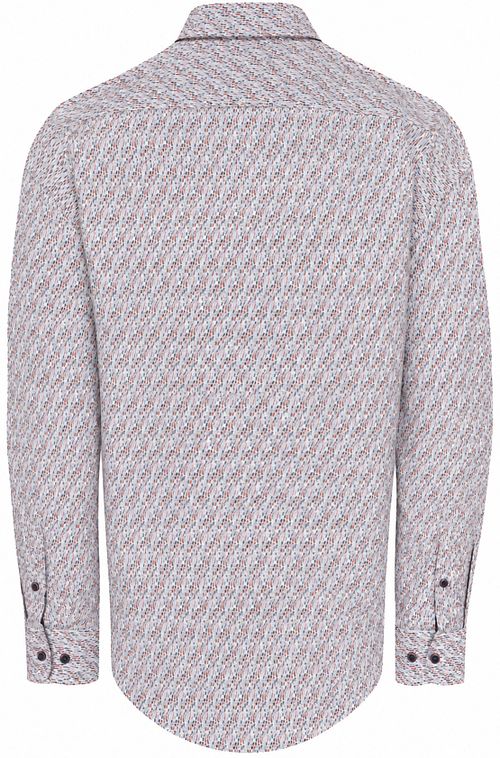 CASAMODA Shirt Print Blue And Red Product / Achterkant