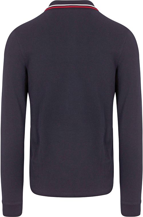 Fred Perry Longsleeve Polo Navy T55 Product / Achterkant