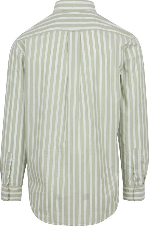 Gant College Skjorta Randig Ljusgrön Product / Detail