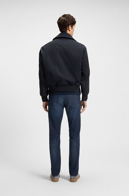Giacca BOSS Oking navy Model / Achterkant
